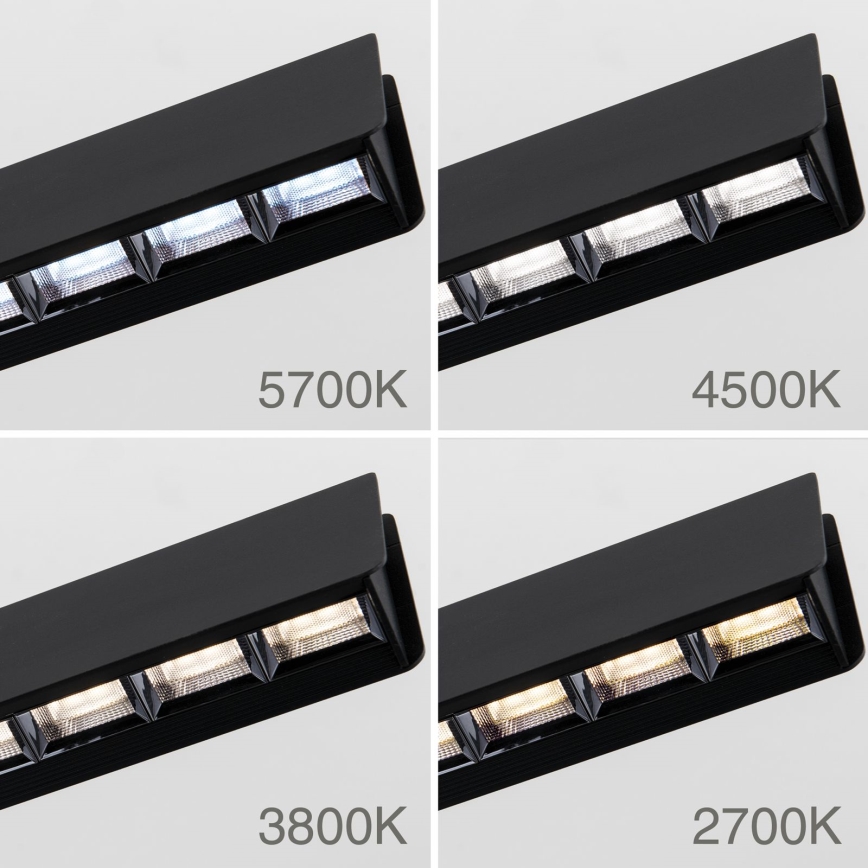Dimmbare LED-Hängeleuchte TARA LED/44W/230V 2700/3800/4500/5700K schwarz