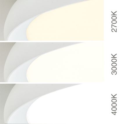 LED Deckenleuchte KANT LED/30W/230V 2700/3200/4000K Ø 40 cm weiß