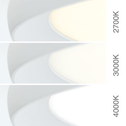 LED-Deckenleuchte KANT LED/50W/230V 2700/3200/4000K Ø 60 cm weiß