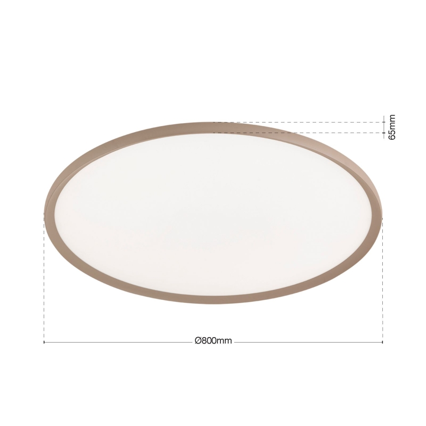 LED-Deckenleuchte KANT LED/66W/230V 2700/3200/4000K Durchmesser 80 cm beige
