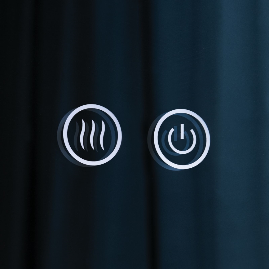 Beheizter LED-Wandspiegel für das Badezimmer mit integrierter Beleuchtung FOCUS LED/30W/230V 3000/4200/6000K Ø 100 cm IP44