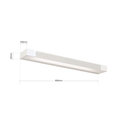 LED-Spiegelbeleuchtung für Badezimmer MARILYN LED/18W/230V 60 cm IP44 weiß