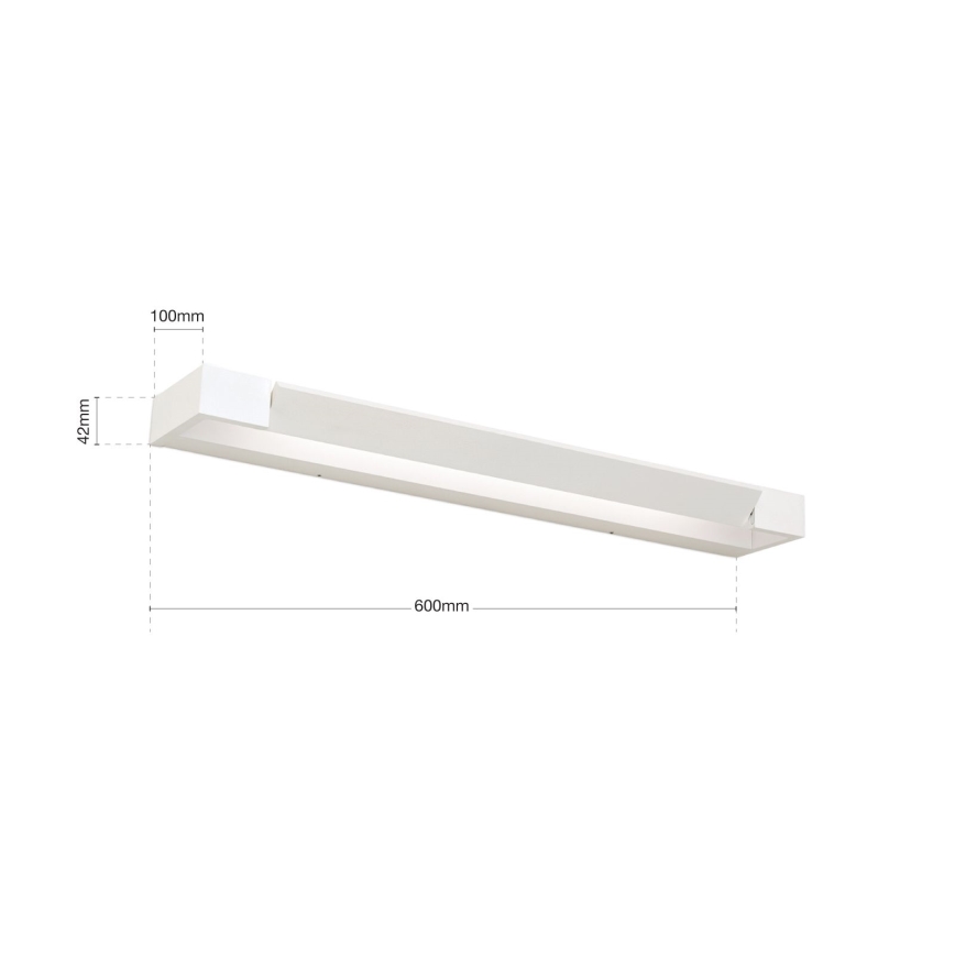 LED-Spiegelbeleuchtung für Badezimmer MARILYN LED/18W/230V 60 cm IP44 weiß