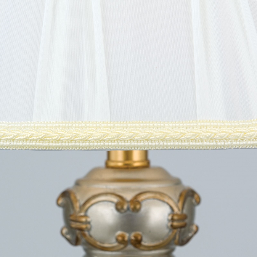 Stehleuchte TIZIA 1xE27/60W/230V weiß/golden/Patina