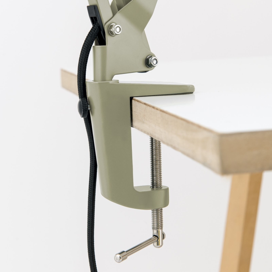 Tischlampe mit Klemme GILI 1xE27/40W/230V grün