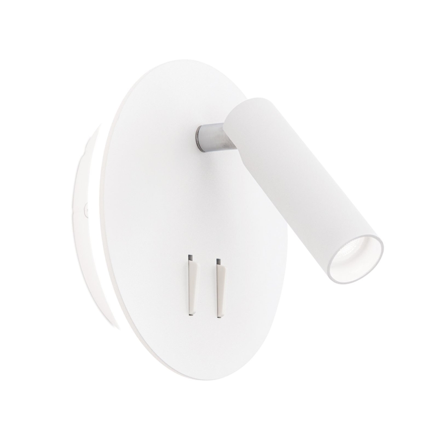 LED Wandleuchte LENNY LED/6W/230V + LED/3W Weiß