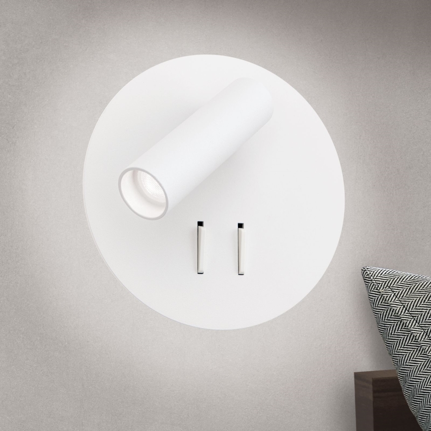 LED Wandleuchte LENNY LED/6W/230V + LED/3W Weiß