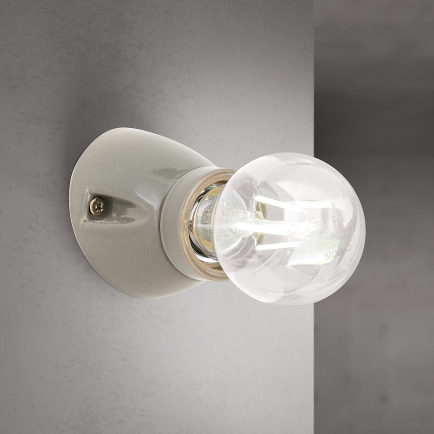 Wandleuchte FROST 1xE27/60W/230V grau