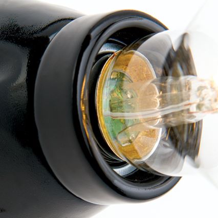 Wandleuchte FROST 1xE27/60W/230V schwarz