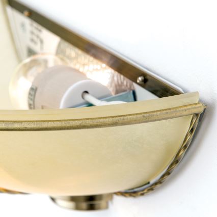 Wandleuchte MAURO 1xE27/60W/230V Bronze