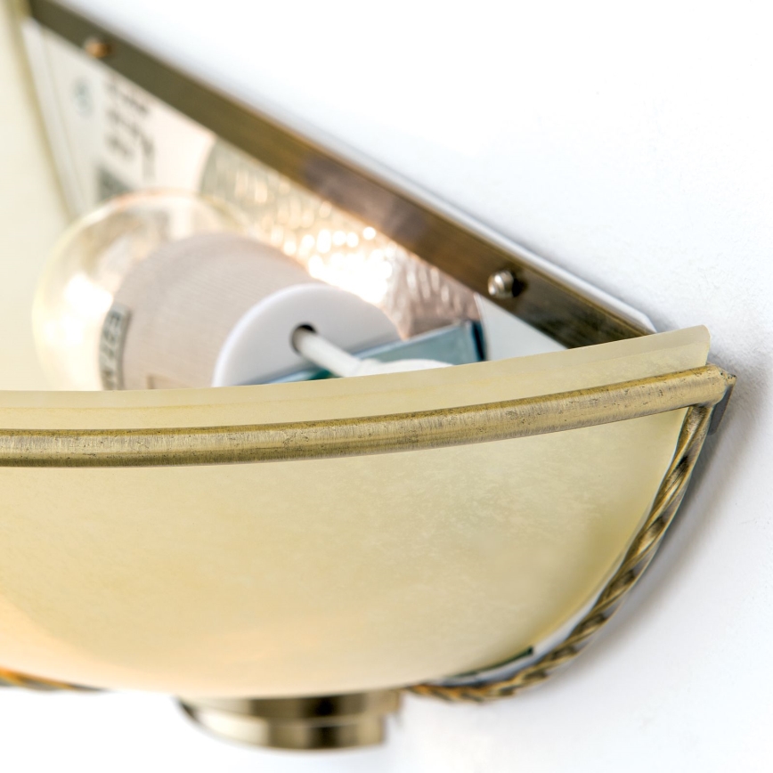 Wandleuchte MAURO 1xE27/60W/230V Bronze