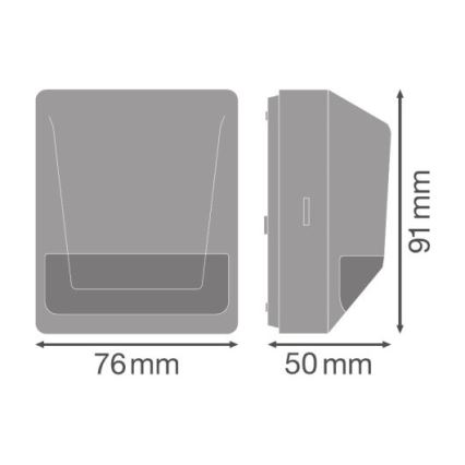 Osram - Außen-Infrarot-Bewegungsmelder 230 V IP55 Anthrazit