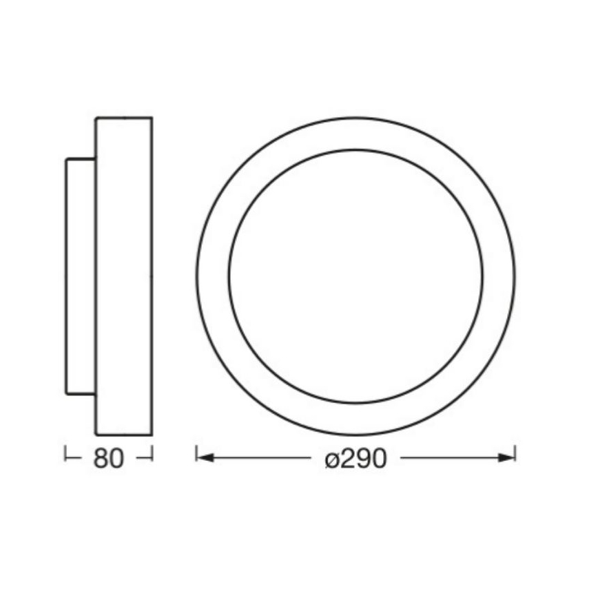 Osram - Deckenleuchte ORBIS MADRID 2xE27/10W/230V Ø 29 cm mattchrom