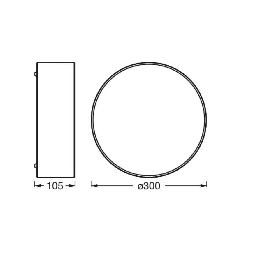 Osram - Deckenleuchte ORBIS PARIS 1xE27/25W/230V Ø 30 cm creme