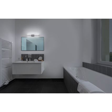 Osram - LED-dimmbare Badezimmer-Spiegelleuchte ORBIS MIRROR LED/10W/230V 3000/4000K 60 cm IP44 schwarz