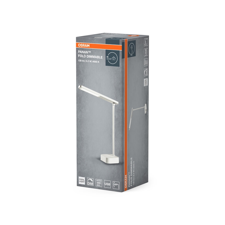 Osram - Dimmbare Touch-Tischleuchte PANAN LED/5,2W/5V 1200 mAh CRI 90