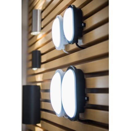 Osram - LED-Außenwandleuchte BULKHEAD LED/6W/230V IP54 schwarz