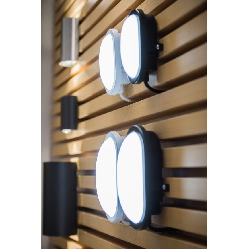 Osram - LED-Außenwandleuchte BULKHEAD LED/6W/230V IP54 schwarz