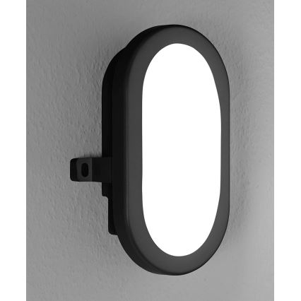 Osram - LED-Außenwandleuchte BULKHEAD LED/6W/230V IP54 schwarz