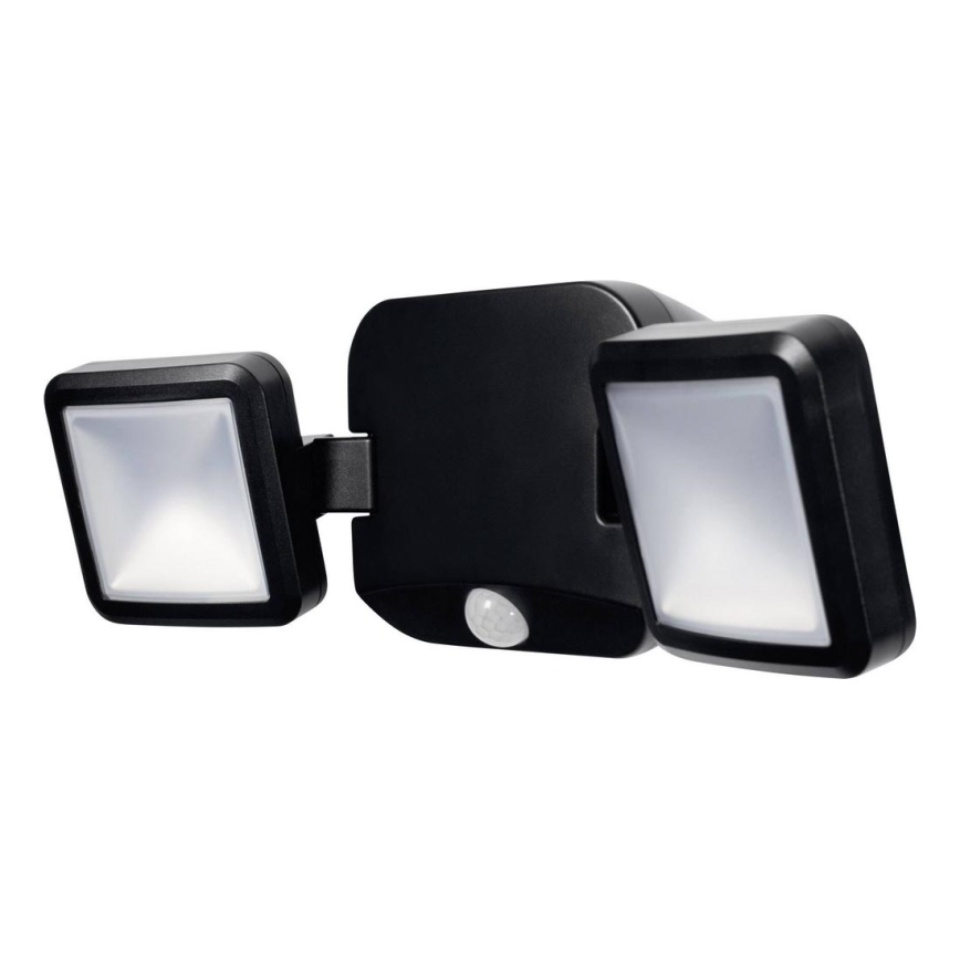 Osram - LED-Außenwandleuchte mit integriertem Sensor BATTERY 2xLED/5W/4xD IP54