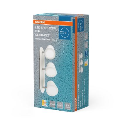 Osram - LED-Badezimmer-Spot SPOT 3xLED/7W/230V IP44 3000/4000K
