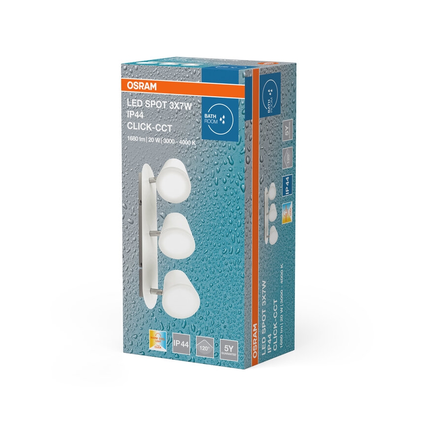 Osram - LED-Badezimmer-Spot SPOT 3xLED/7W/230V IP44 3000/4000K