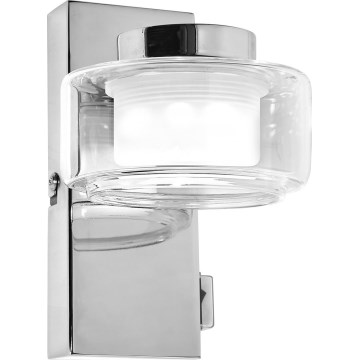 Osram - LED-Badezimmer-Wandleuchte ORBIS FLAME LED/5,5W/230V 3000/4000K IP44 glänzender Chrom
