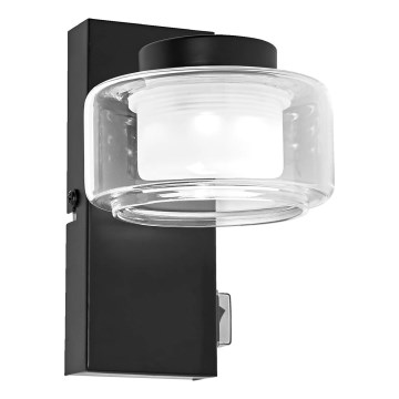 Osram - LED Badezimmer-Wandleuchte ORBIS FLAME LED/5,5W/230V 3000/4000K IP44 schwarz