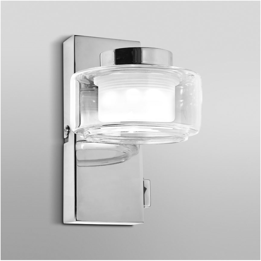Osram - LED-Badezimmer-Wandleuchte ORBIS FLAME LED/5,5W/230V 3000/4000K IP44 glänzender Chrom