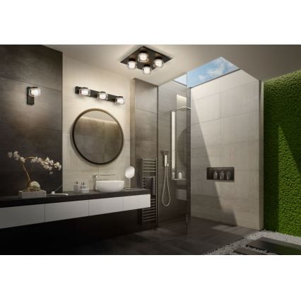 Osram - LED Badezimmer-Wandleuchte ORBIS FLAME LED/5,5W/230V 3000/4000K IP44 schwarz