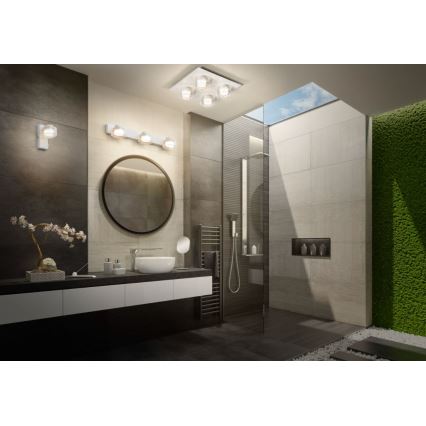 Osram - LED-Badezimmer-Wandleuchte ORBIS FLAME LED/5,5W/230V 3000/4000K IP44 weiß