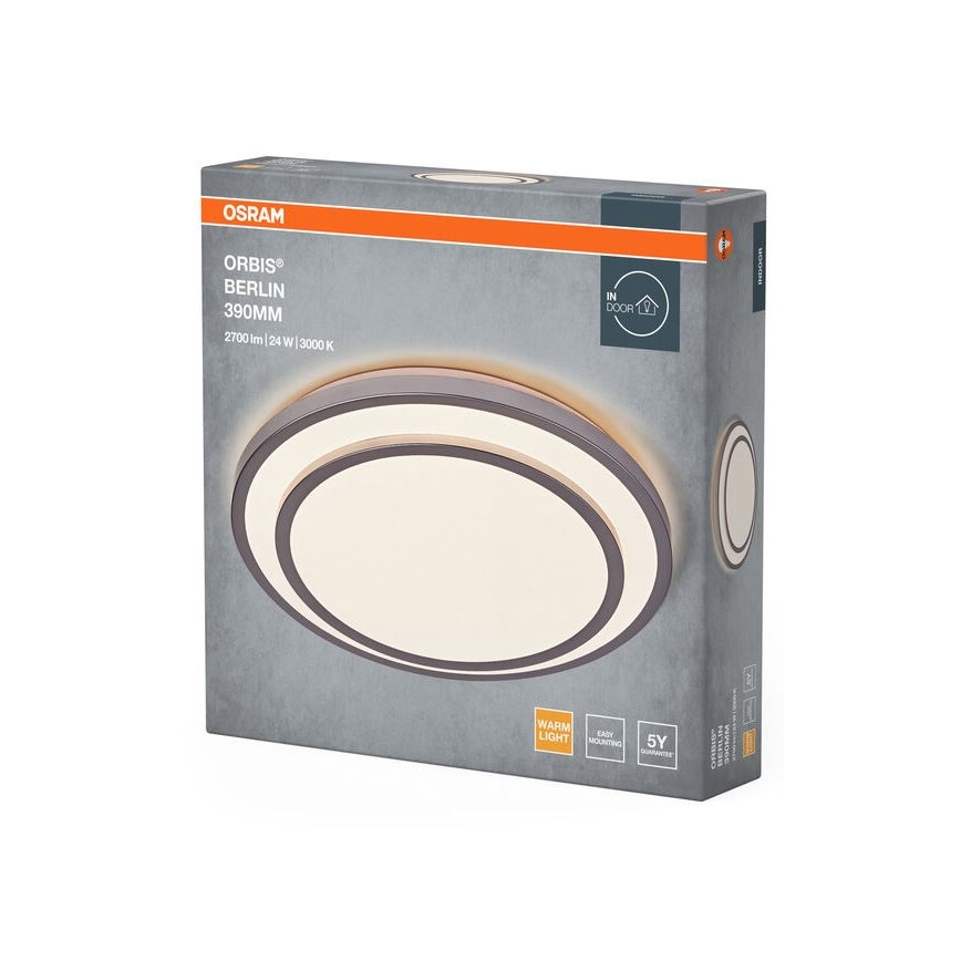 Osram - LED-Deckenleuchte ORBIS BERLIN LED/24W/230V Ø 39 cm