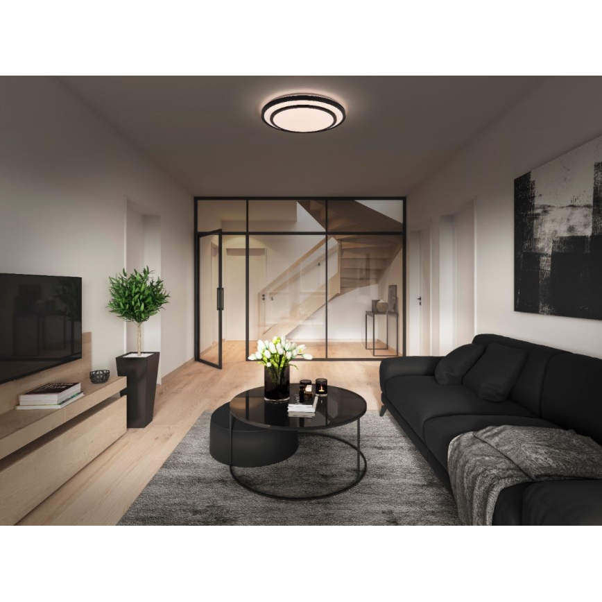 Osram - LED-Deckenleuchte ORBIS BERLIN LED/36W/230V Ø 49,2 cm schwarz