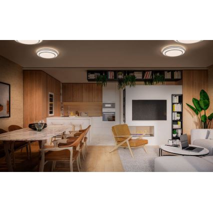 Osram - LED-Deckenleuchte ORBIS BERLIN LED/36W/230V Ø 49,2 cm silber