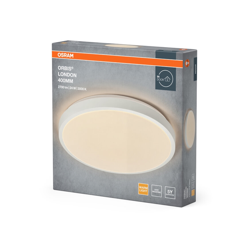 Osram - LED-Deckenleuchte ORBIS LONDON LED/24W/230V Ø 39,5 cm weiß