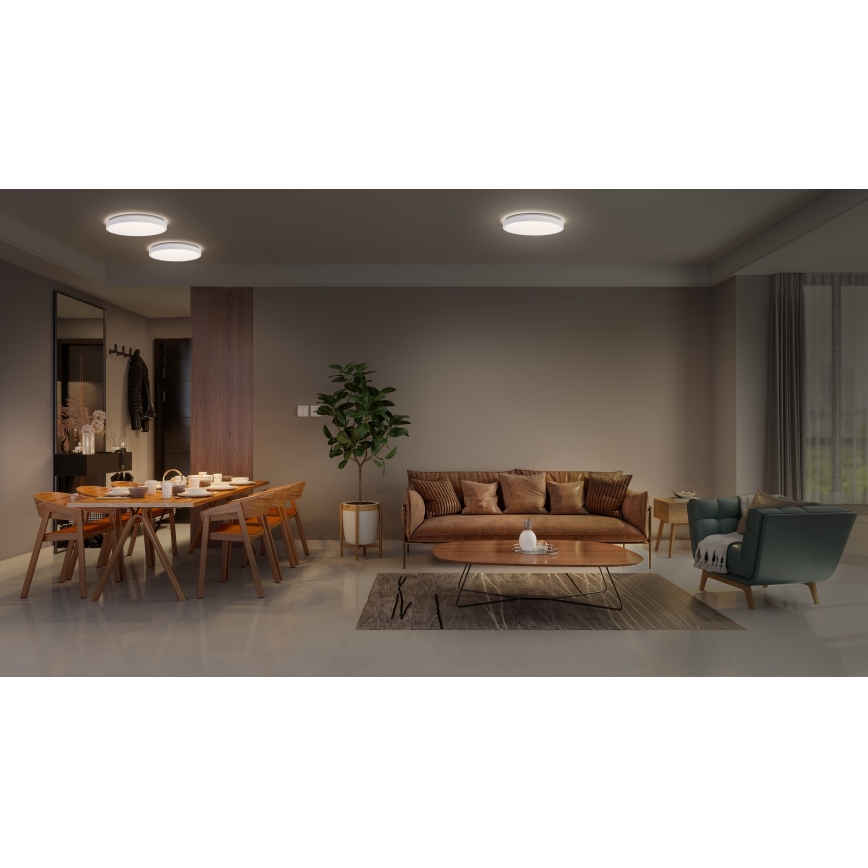 Osram - LED-Deckenleuchte ORBIS LONDON LED/36W/230V Ø 48 cm weiß