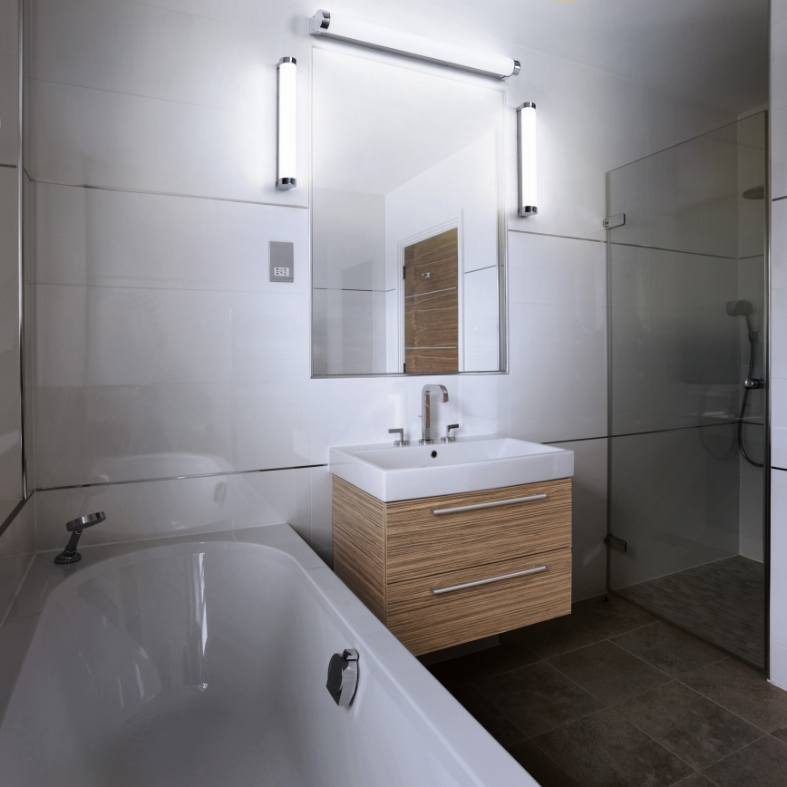 Osram - Dimmbare LED-Spiegelleuchte ORBIS TUBE LED/12W/230V 60 cm IP44 Hochglanzchrom