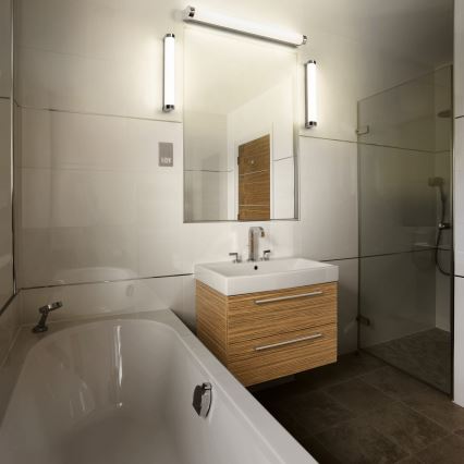 Osram - Dimmbare LED-Spiegelleuchte ORBIS TUBE LED/12W/230V 60 cm IP44 Hochglanzchrom