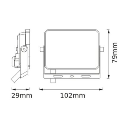 Osram - LED-Flutlichtstrahler FLOODLIGHT LED/10W/230V 4000K IP65