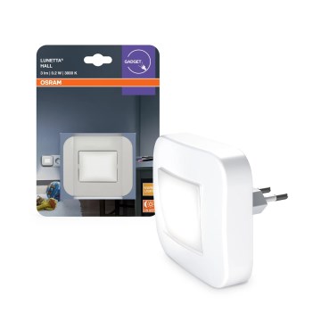 Osram - LED-Nachtlicht mit Dämmerungssensor LUNETTA LED/0,2W/230V