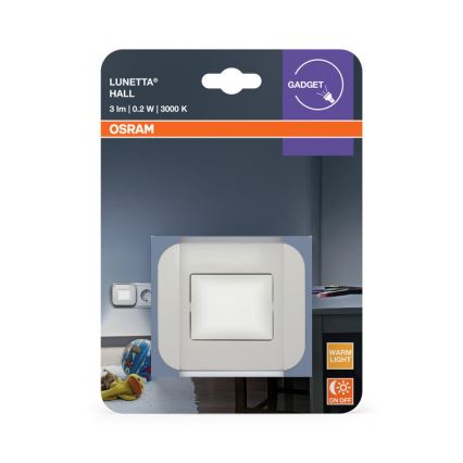 Osram - LED-Nachtlicht mit Dämmerungssensor LUNETTA LED/0,2W/230V