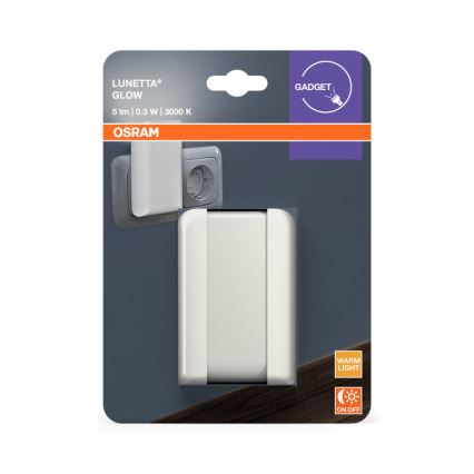 Osram - LED-Nachtlicht mit Dämmerungssensor LUNETTA LED/0,3W/230V