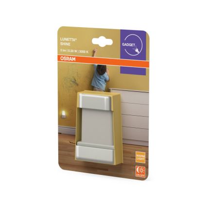 Osram - LED-Nachtlicht mit Sensor LUNETTA LED/0,28W/230V 3000K