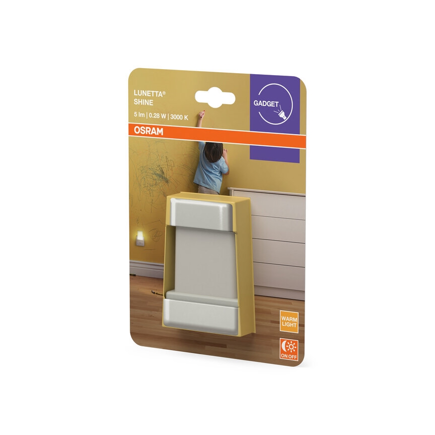 Osram - LED-Nachtlicht mit Sensor LUNETTA LED/0,28W/230V 3000K