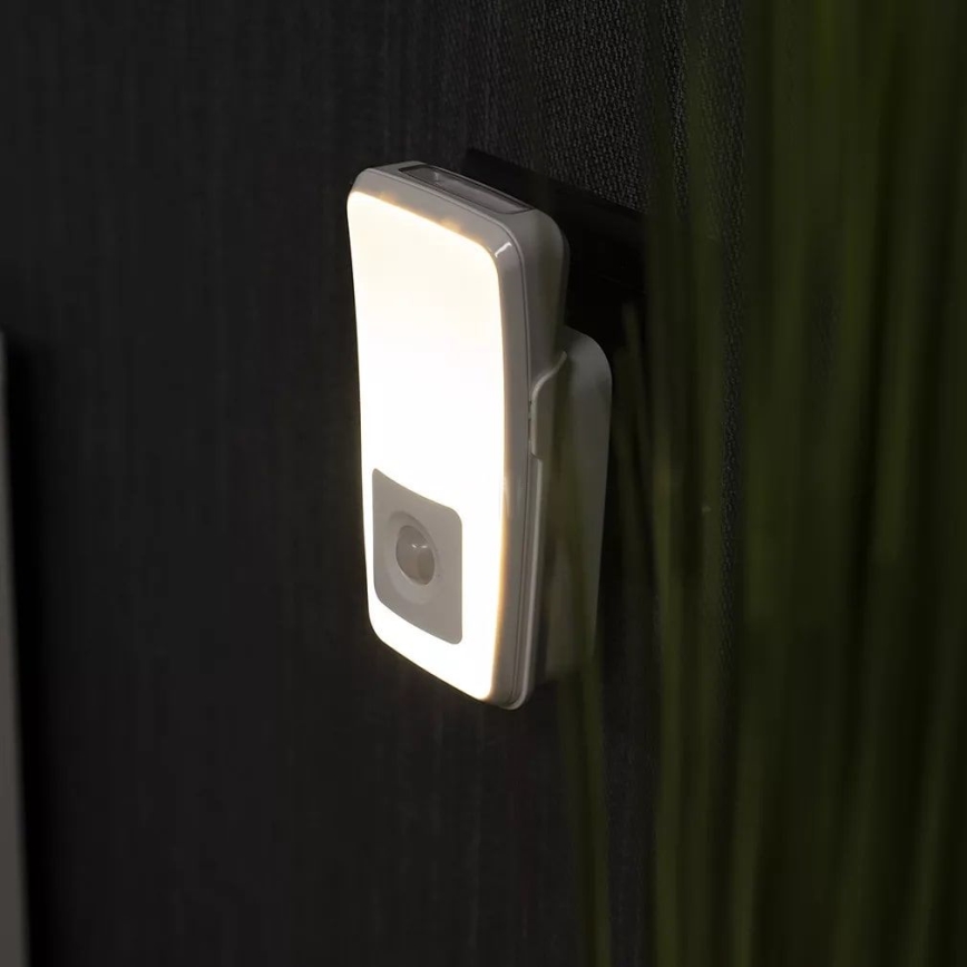 Osram - LED-Orientierungsleuchte für Steckdose mit Sensor LUNETTA LED/2W/230V