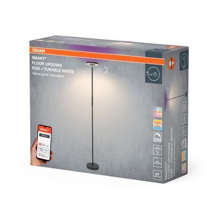 Osram - LED RGBW dimmbare Stehleuchte SMART+ FLOOR LED/24W/230V 2700-5000K Wi-Fi