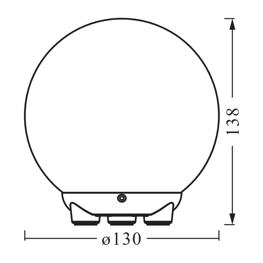 Ledvance - LED RGBW dimmbare, wiederaufladbare SMART+ MAGIC Tischlampe LED/2,5W/5V 2200-6500K Wi-Fi weiß