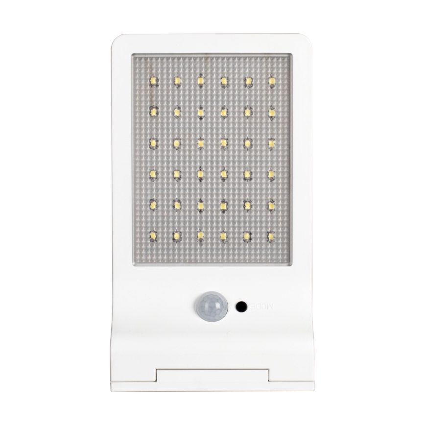 Osram - LED-Solar-Wandleuchte mit Sensor DOORLED LED/3W/3,3V 2000 mAh IP44 weiß