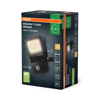 Osram - LED-Strahler mit Sensor ENDURA LED/10W/230V 3000K IP44
