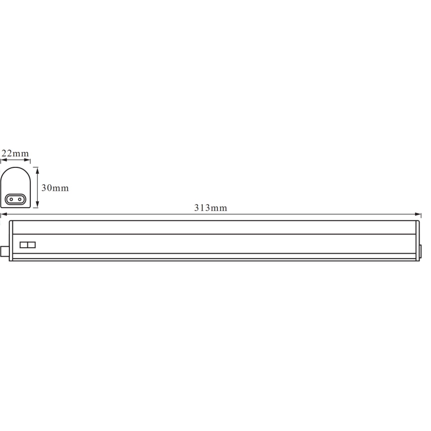 Osram - LED Unterbauleuchte BATTEN LED/4W/230V 30 cm